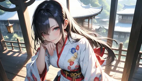 2.5D着物女性イラスト AI Art Preview 006 thumbnail