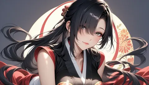 2.5D着物女性イラスト AI Art Preview 013 thumbnail