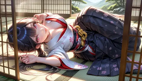 2.5D着物女性イラスト AI Art Preview 014 thumbnail
