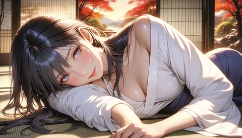2.5D着物女性イラスト AI Art Preview 017 thumbnail