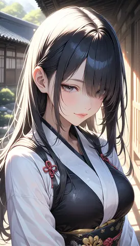 2.5D着物女性イラスト AI Art Preview 019 thumbnail