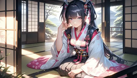 2.5D着物女性イラスト AI Art Preview 027 thumbnail