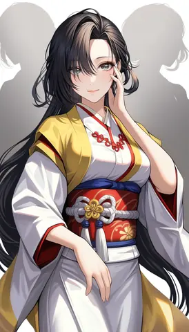 2.5D着物女性イラスト AI Art Preview 043 thumbnail