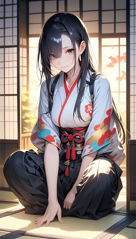 2.5D着物女性イラスト AI Art Preview 056 thumbnail