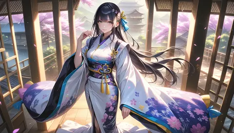 2.5D着物女性イラスト AI Art Preview 057 thumbnail