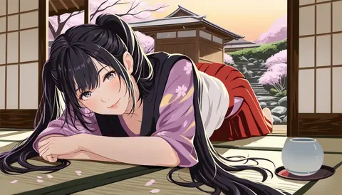 2.5D着物女性イラスト AI Art Preview 063 thumbnail