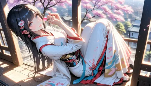 2.5D着物女性イラスト AI Art Preview 065 thumbnail