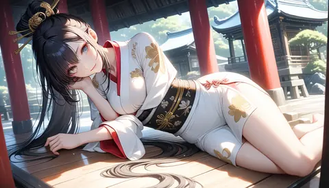 2.5D着物女性イラスト AI Art Preview 066 thumbnail