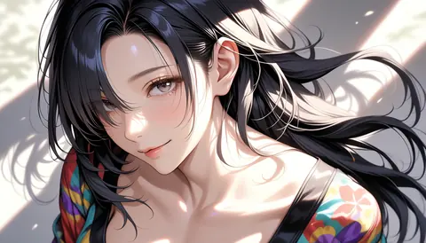 2.5D着物女性イラスト AI Art Preview 068 thumbnail