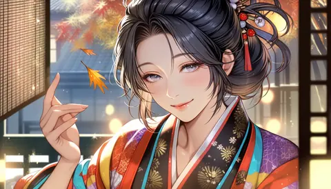 2.5D着物女性イラスト AI Art Preview 069 thumbnail