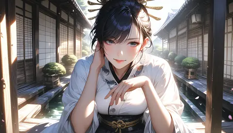 2.5D着物女性イラスト AI Art Preview 092 thumbnail