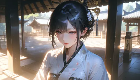 2.5D着物女性イラスト AI Art Preview 095 thumbnail
