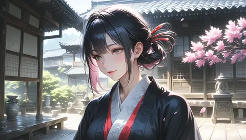 2.5D着物女性イラスト AI Art Preview 115 thumbnail