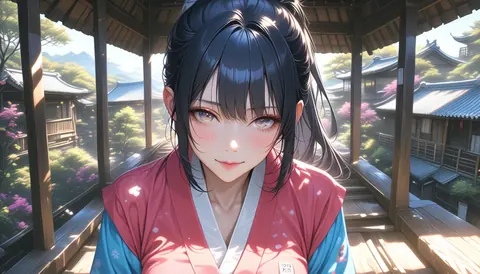 2.5D着物女性イラスト AI Art Preview 117 thumbnail