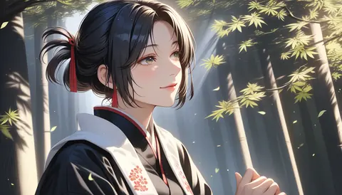 2.5D着物女性イラスト AI Art Preview 118 thumbnail