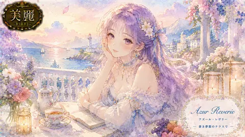 蒼き夢想の花咲く海辺テラス thumbnail
