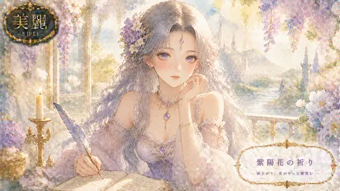 紫陽花の祈り、光の窓辺 thumbnail