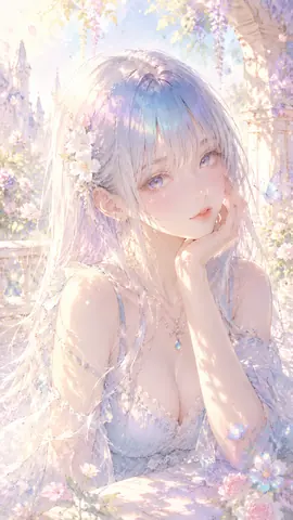 夢見る花園の銀髪令嬢 thumbnail