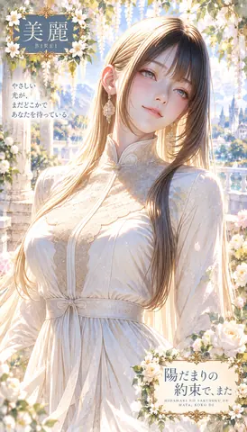 陽だまりの約束、美麗な庭園少女 thumbnail