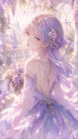 藤と花に包まれた幻想の令嬢 thumbnail