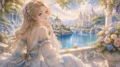 黄金の庭園と水辺の令嬢 thumbnail