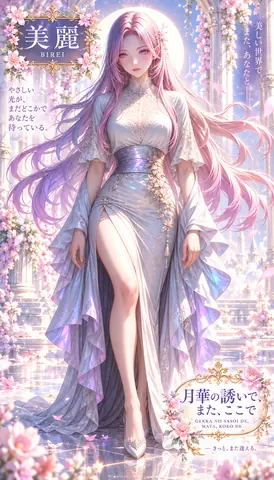 月華に佇む麗しき花嫁 thumbnail