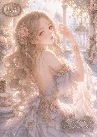 薔薇庭園の光に佇む麗しき姫 thumbnail