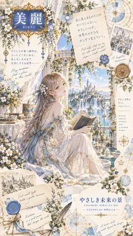 やさしき未来の景：花園の読書時間 thumbnail