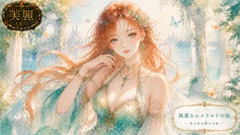 光と水が奏でるエメラルドの庭 thumbnail