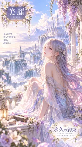 幻想の城を望む銀髪の聖女 thumbnail