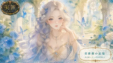 青薔薇の記憶、光の庭 thumbnail