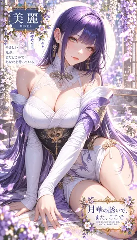 月華に誘われる夢幻の花園 thumbnail