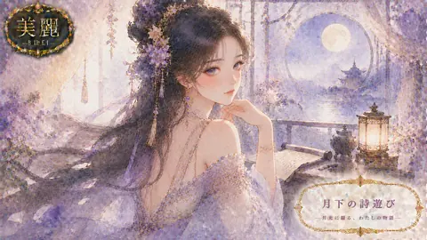 月下の詩遊び、紫苑の夢 thumbnail