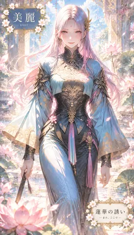蓮華の庭に咲く美麗な姫 thumbnail