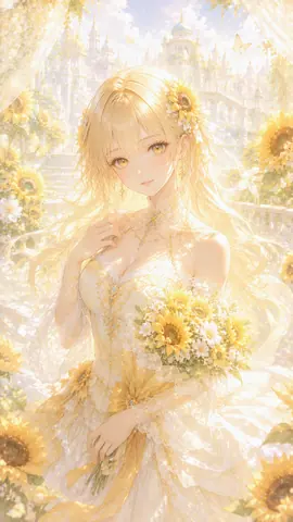 ひまわりの花冠と光の城下町 thumbnail