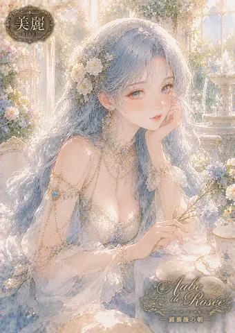 陽光に包まれた薔薇のティーガーデン thumbnail