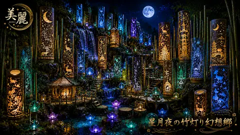 月夜の竹灯り幻想郷 thumbnail