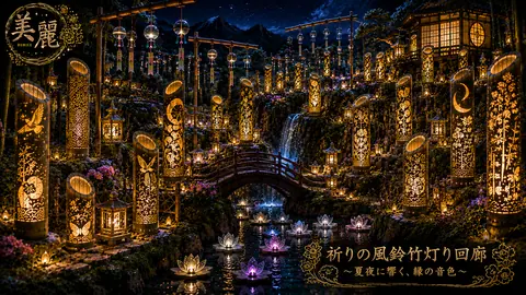 祈りの風鈴竹灯り回廊 thumbnail