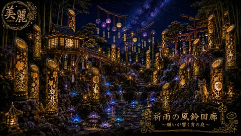 星夜に輝く祈雨の風鈴回廊 thumbnail