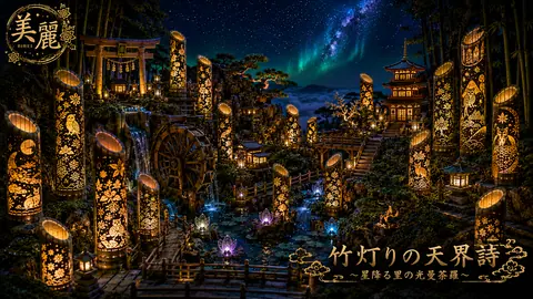 竹灯りの星降る幻想郷 thumbnail