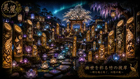 幻想の竹灯籠庭園 thumbnail