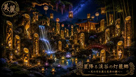 星降る渓谷の灯籠郷 thumbnail