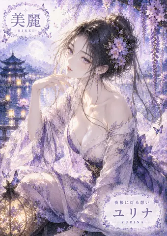 月夜に咲く紫の想い thumbnail