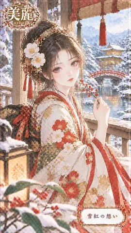 雪景色に佇む美麗な姫 thumbnail
