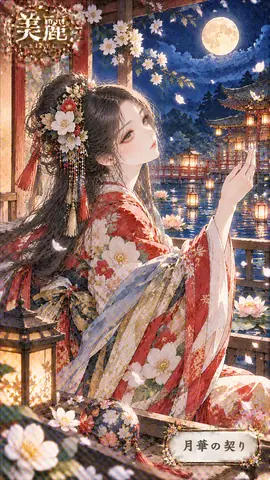 月華に佇む花衣の姫 thumbnail