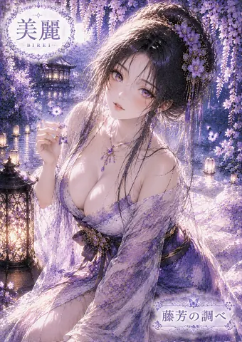月夜の藤花と麗しき舞姫 thumbnail