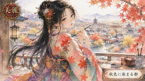 秋色に染まる古都の美麗画 thumbnail