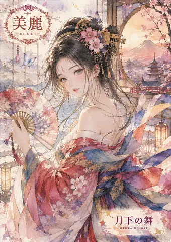 月下の舞、桜幻夢の美麗画 thumbnail