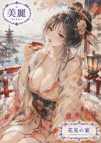 桜舞う花見宴の麗人 thumbnail