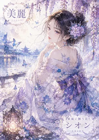 紫の花舞う水辺の幻想美麗 thumbnail